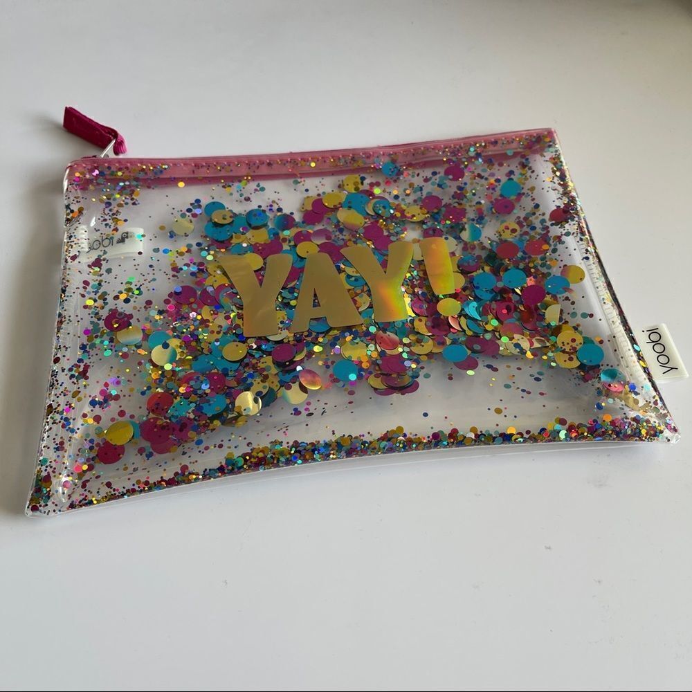 Yoobi YAY MULTICOLOR CONFETTI PENCIL CASE - Picture 5 of 7